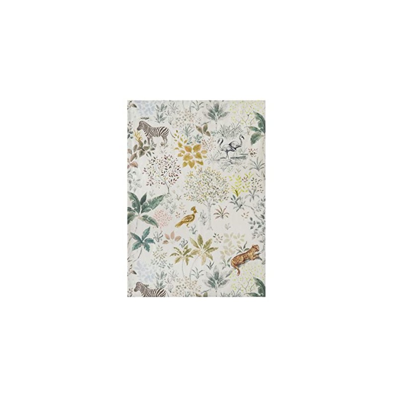 Coucke Tanzania Printed Linen Tea Towel 50 x 75 cm