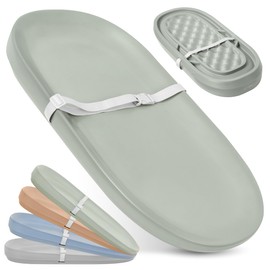 Jool Baby Waterproof Baby Changing Pad - Easy to Clean, Lightweight & Portable - Large Foam Cushion for Comfort (Sage)