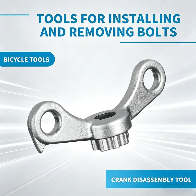FBBEVWBK Bike Crank Removal Tool, Professional Crank Extractor Compatible