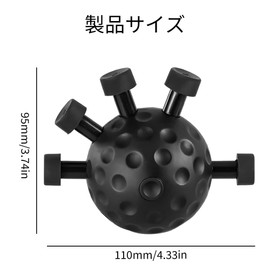 Finger Grip Strengthener Grip Strength Trainer Hand Grip Strengthener Training Finger Endurance Stability Portable Stress Relief Ball Soft Durable Black