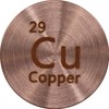 Copper (Cu) 24.26mm Metal Disc 99.9% Pure for Collection or