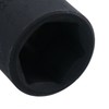 15mm 3/8in Drive Shallow Stubby Metric Impacted Socket 6 Sided