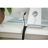 Hicab 3 m cable conduit, 19 mm, black: self-closing and