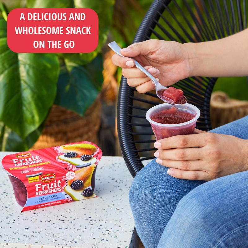 Del Monte Refreshers Red Grapefruit in Guava Fruit Water Cups,