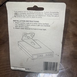 Custom Accessories Radar Detector Mounting Bracket Universal  Fits All Cars