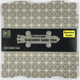 Role 4 Initiative Dry-Erase Dungeon Tiles, Wire Mesh, Booster Pack of Two 10" Tiles and Eight 5" Tiles