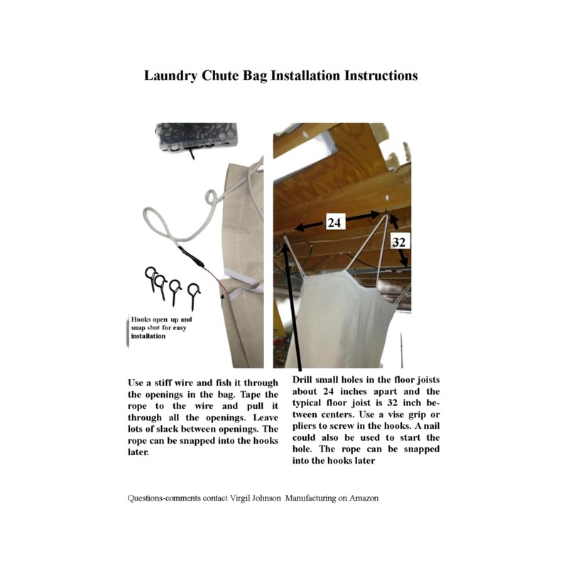 Laundry Chute Replacement Bag