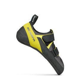 SCARPA Arpia V Rock Climbing Shoes for Gym Bouldering & Sport Climbing - Shark/Yellow - 8-8.5 Women/7-7.5 Men