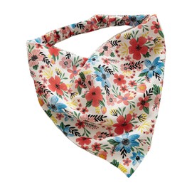 Floral Hair Bandanas Scarf Headband Head Kerchief Headscarf Turban Headbands Hair Accessories For Women Girls Floral