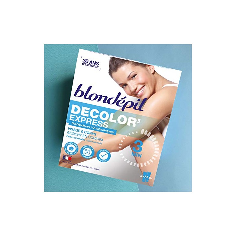 BLONDEPIL Decolor'Express Facial and Body Bleaching Gel Normal Skin, 150