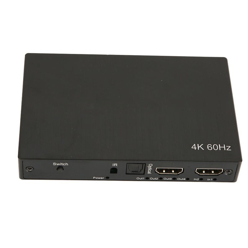 4K HD Multimedia Interface Switch Splitter 2 in 4 Out