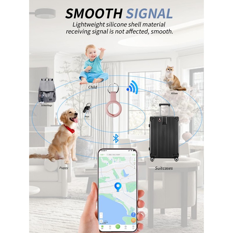 (2 Pack) Case for MiLi MiTag Smart Tag - Durable,