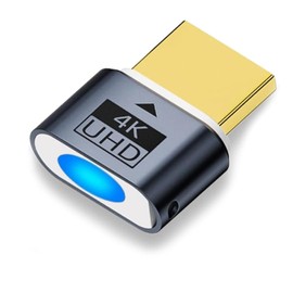 1 Pack 4K UHD HDR HDMI Dummy Plug, Virtual Monitor Emulator, Headless Display Adapter, EDID Emulator, Supports 4096x2160@60Hz, 3840x2160@60Hz, 1920x1080@60Hz for Windows, Mac, Linux – Plug & Play
