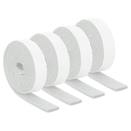 uxcell Felt Strips with Adhesive Backing, 4 Rolls 1" x 60" x 0.2" Anti Scratch Furniture Felt Tapes Self-Stick Pads for Protecting Hardwood Floor, White