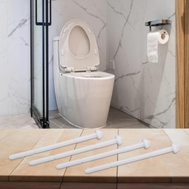 240.074.00.1 ABS Push Rods, Flush-Mounted Rod Set for Geberit for Delta for Twinline, Toilet Flush Cistern, Handle Bar Set, Wall Mounted, 4 Pieces