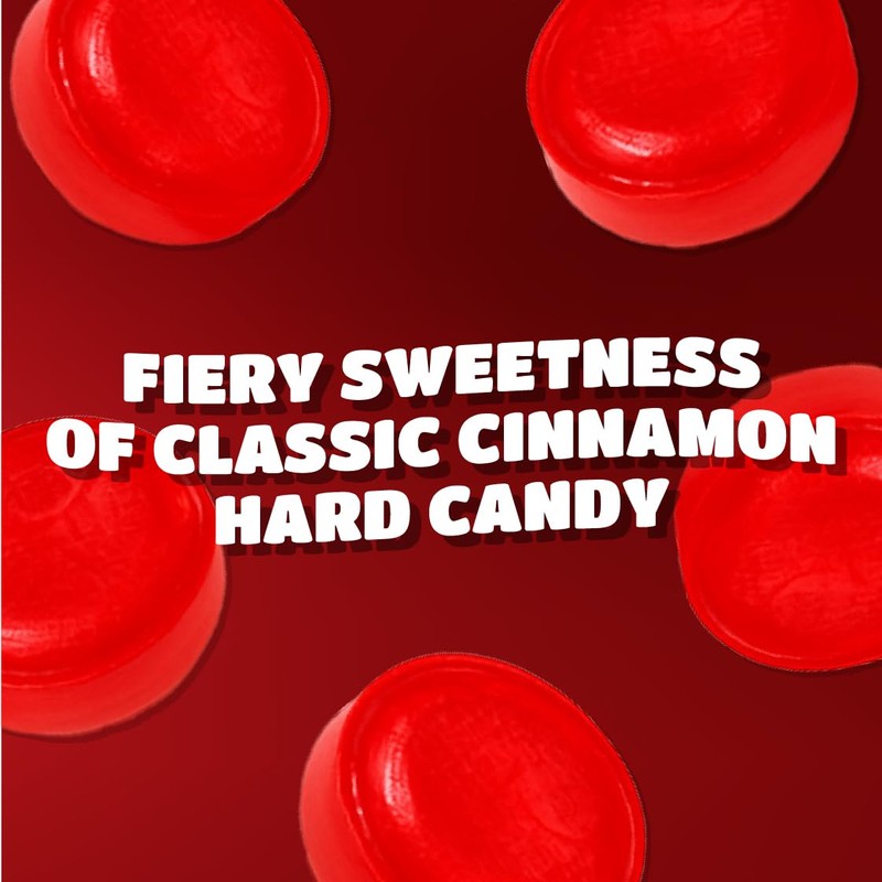 Cinnamon Discs Hard Candy - 2 Pound Bulk Pack (About