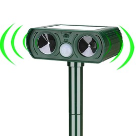 YumiHoe Dark Green Solar - Garden - Tool, IPX8 Waterproof Machine for Outdoor, Auto Tool Tool Set Work on Cat Rabbit, etc