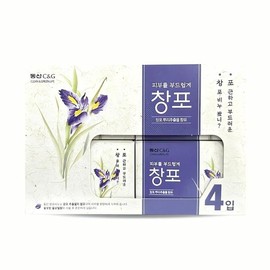 Dongsan C&G Iris Soap 100g, 4 tablets, foam, skin care, cleanliness products, bathroom supplies, hygiene items, cash on delivery or payment upon order / 동산씨앤지 창포 솝 100g 4개 정제 거품 피부 관리 청결 제품 욕실 용품 위생 물품 착불 또는 주문시 결제