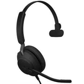 Jabra Evolve2 40, UC Mono Auriculares Alámbrico Diadema Oficina/Centro de Llamadas USB Tipo A Bluetooth Negro
