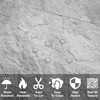 AULIGET 20-Piece Dark Slate Peel and Stick Backsplash Wall Tiles,