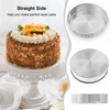 8 Inch Cake Pan Set of 3, 2Pack Cake Pans