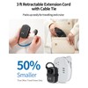 USB C Travel Power Strip, NTONPOWER 3 ft Wrapped Around