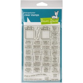Lawn Fawn Clear Stamps Love Poems LF2167