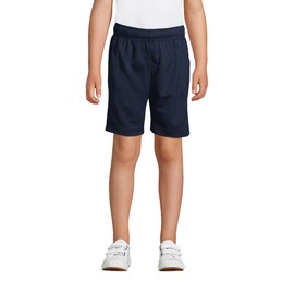 Lands' End Uniform Boys Mesh Short Classic Navy Kids Small