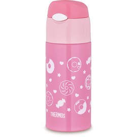 Thermos FHL-403F PL-P Vacuum Insulated Straw Bottle, 13.5 fl oz (400 ml), Purple Pink, For Cold Retention