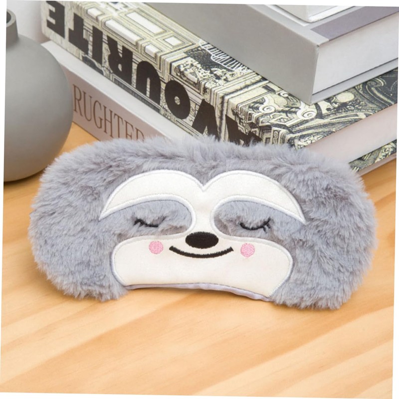 Baluue Gray Monkey Sleep Mask Soft Fabric Sleep Mask for