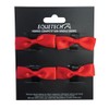 Equetech Red Horse Bridle Warning Ribbons, Set of 4, Competition