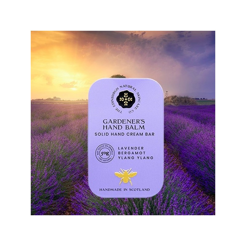 (Edinburgh Skincare) Edinburgh Gardener's Smoky Lavender Scent Ultra-Moisturizing Solid Hand