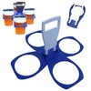 SALUDABLE Cup Holder Paper Cup Drink Holder Portable Foldable for