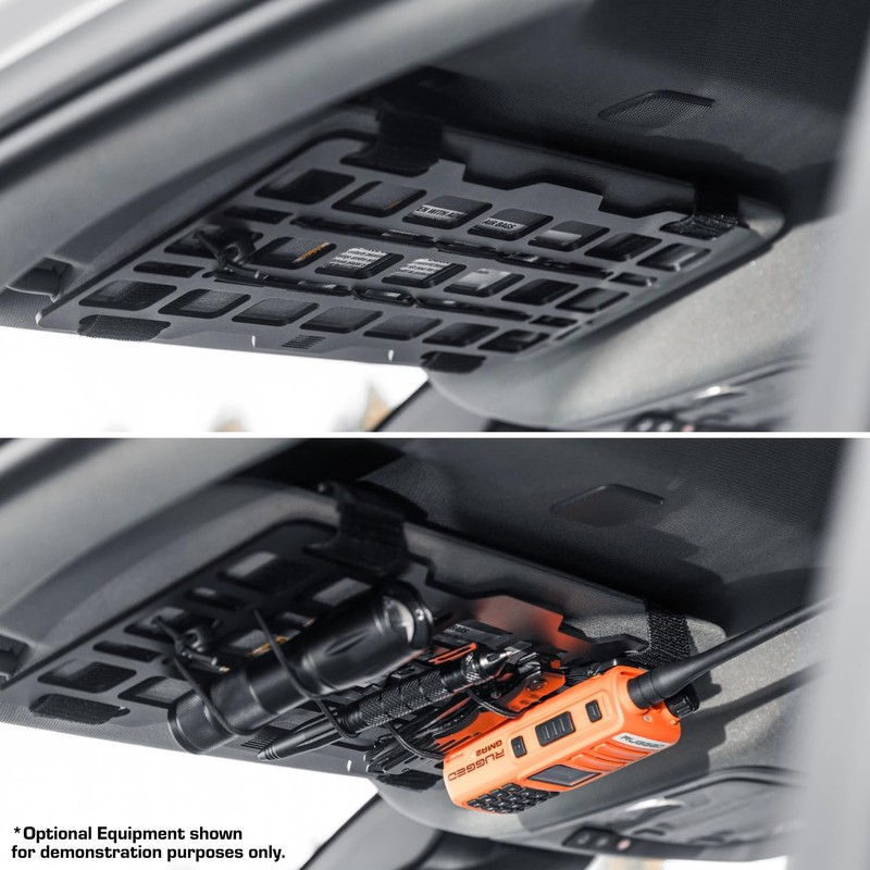 Bulletpoint Aluminum Molle Visor Organizer - Universal Tactical Sun Visor