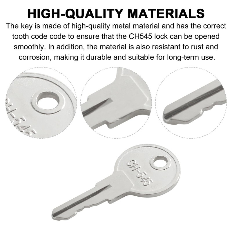VIDABTE Universal Keys CH545 Replacement Key for UWS, Buyers Products,