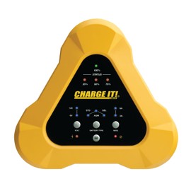 Clore Automotive CHARGE IT! 4506 6/12V (6/2) Amp Smart Charger, Yellow