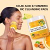 LULUWYDD Turmeric Cleansing pad, Used for exfoliating, Cleansing, and Facial