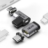 Ablian USB C Magnetic Adapter 2 Pack, Straight and 90