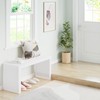 APRTAT Bamboo Dining Bench Indoor Long Entryway Shoe Rack Benchs,Outdoor