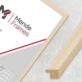 Mende Frames Picture Frame Modern 10 x 10 cm I Colour: Natural I Photo Frame I Classic Wooden Picture Frame I Made in Germany I V950