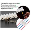 6 Pack Clear Electrical Terminal Blocks，Wire Connectors for Secure and