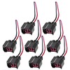 Saihisday Fuel Injector Pigtail Connector Plug Wire EV6 Compatible with