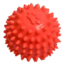 Juguete De Caucho Pelota Spiny Fancy Pets FL8508 Rojo