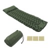 Inflatable Camping Sleeping Pad Green Leakproof Waterproof Portable Outdoor Camping