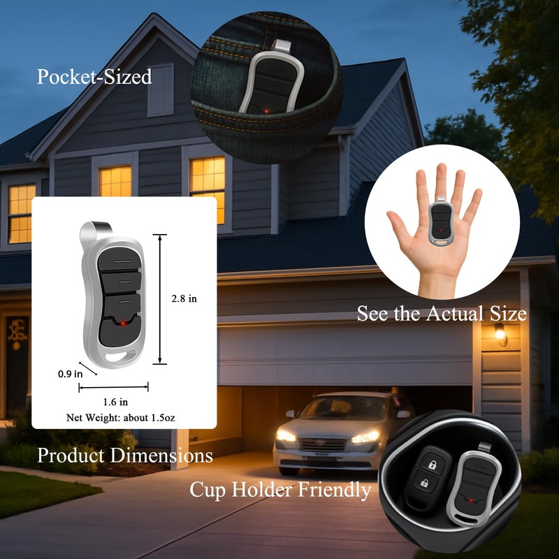 3 Replacement for Genie & Overhead Door Garage Door Opener