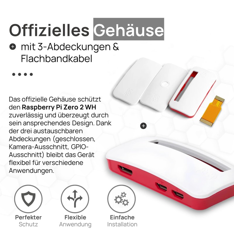 Raspberry Pi Zero 2 WH Starter Set | 5.1V 2.5A