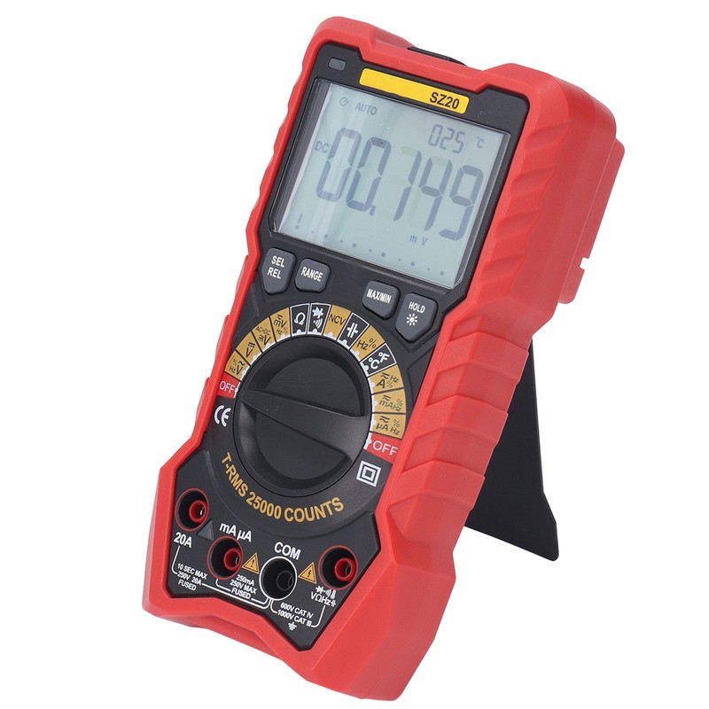 Digital Multimeter Kit 25000 Count Voltage Current Resistance Capacitance Frequency