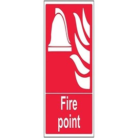 V Safety Fire Equipment - Fire Point - 150 x 200 mm Safety Sign