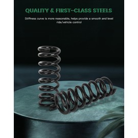 SCITOO 2Pcs Front Suspension Coil Spring Set Fit 1999-2006 for Chevy Silverado 1500,2007 for Chevy Silverado 1500 Classic,2000 for Chevy Tahoe,1999-2006 for GMC Sierra 1500 with 60150 Coil Springs