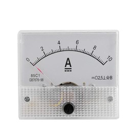 VBESTLIFE Mini Current Analogue Ammeter Voltmeter,Professional Durable 2.5 Accuracy Voltage Analog Voltmeter Panel Ammeter Current Voltmeter of the CC 85 Analogue Current C1(DC 0-10A)
